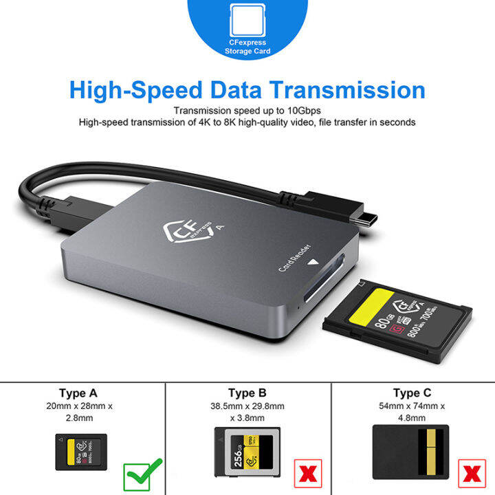 cfexpress-type-a-card-reader-usb3-1-gen2-adapter-10gbps-for-windows-xp-with-cable-for-slr