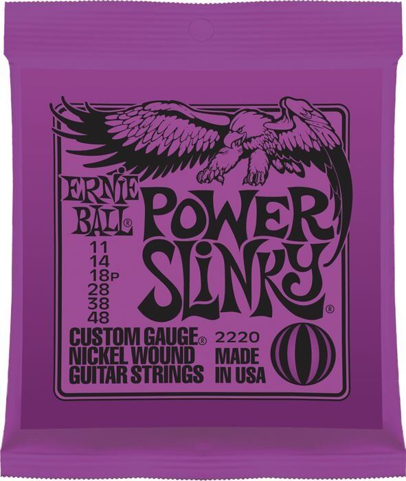 สายกีตาร์ไฟฟ้า ERNIE BALL POWER SLINKY 011-048 2220