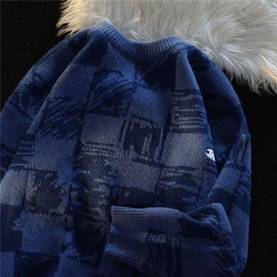 Etydfbdfu คู่เสื้อกันหนาวผู้ชายฤดูหนาวหนา Lazy สไตล์ High-End 2022ใหม่ถักเสื้อกันหนาวหลวมเสื้อผ้าขนสัตว์