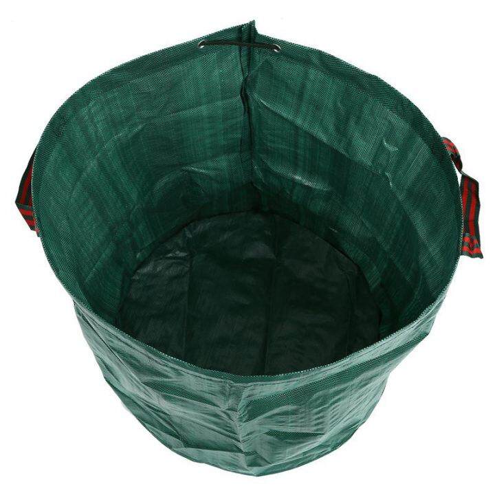 6x-270l-garden-waste-bag-large-strong-waterproof-heavy-duty-reusable-foldable-rubbish-grass-sack