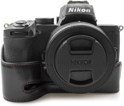 Funda De Piel Sintética Para Nikon Z50 Y Z50 (Agarre De Mano)