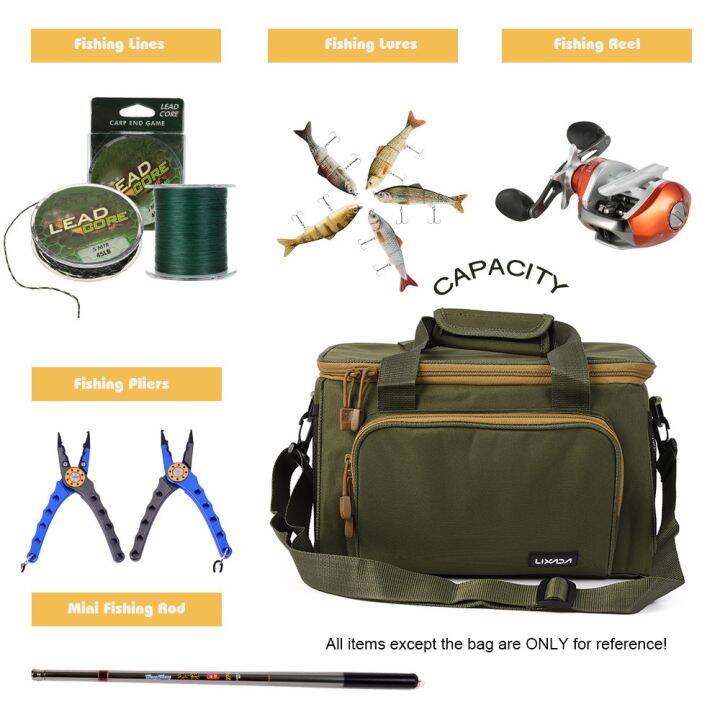 lixada-portable-multifunctional-canvas-fishing-shoulder-bag-pack-fishing-tackle-bag-fishing-lure-reel-bag-pouch