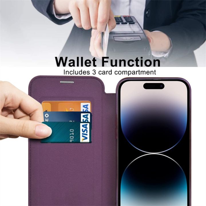 wallet-flip-leather-wireless-charging-phone-case-for-iphone-14-12-13-11-pro-max-14-plus-14pro-shockproof-business-card-bag-cover