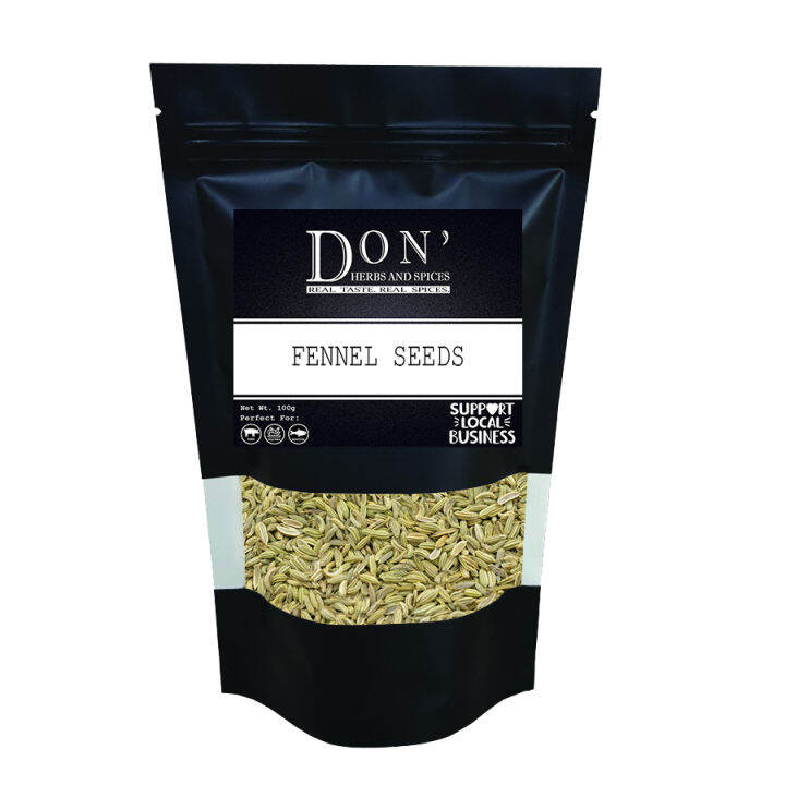 Fennel Seeds 100g (100 Real Spices) Lazada PH