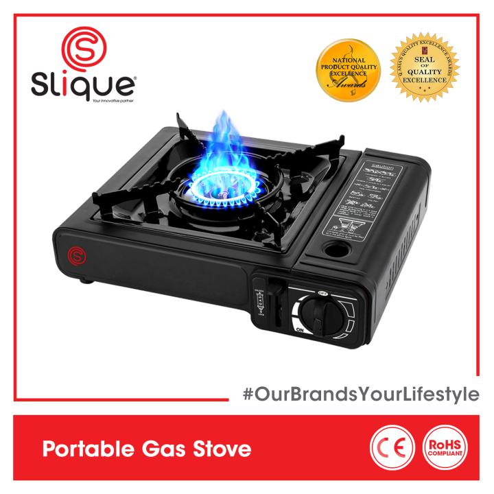SLIQUE Butane Portable Gas Stove | Indoor u0026 Outdoor Use | Cooking  Essentials Amazing Gift Idea For Any Occasion! | Lazada PH