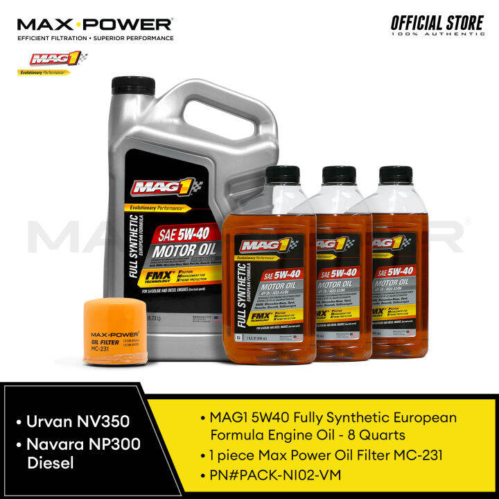 MAG 1 5W40 Fully Synthetic European Formula Car Engine Oil MAG1 PN