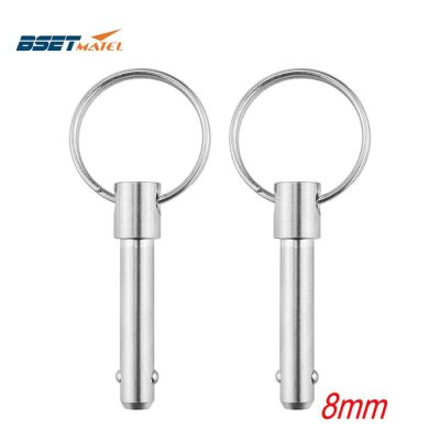 2PCS 8mm Marine Grade Quick Release Ball Pin for Boat Bimini Top Deck Hinge Marine Stainless Steel 316 Boat Accessories Accessories