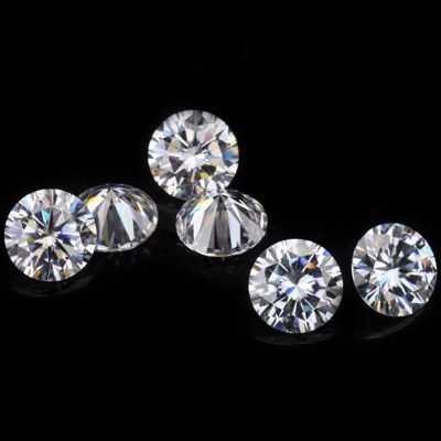 【CC】✘▪  2023 new style  whtie IJ Loose Moissanite VVS1 Round Cut Jewelry Making Stone Lab diamond