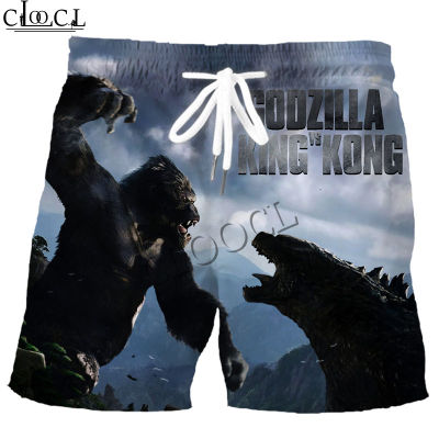 CLOOCL Hot Sci-fi Movies Godzilla Vs Kong Pikachu 3D Print Selling Hip-hop Style Shorts