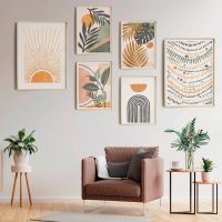 Boho Abstract Arch Posters And Print Wall Canvas Painting Pictures Interior Room