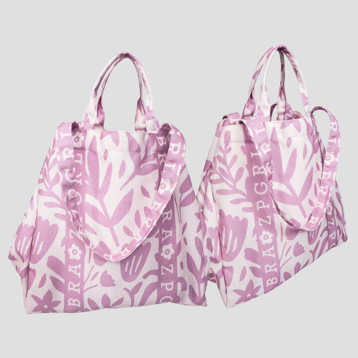 lilly-bag-กระเป๋าผ้าแคนวาสรุ่น-lilly-กระเป๋าสะพายผู้หญิงใบใหญ่-ติดกระดุมข้างปรับทรงได้-สายหิ้วได้-2-แบบ