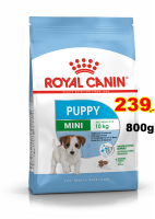 Royal canin mini puppy 800g ลูกสุนัขพันธุ์เล็กขนาด  Exp:08/2023