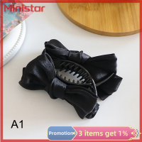 Ministar กิ๊บติดผมรูปโบว์หรูหราใหม่ให้ความรู้สึกกิ๊ฟติดผมผมหางม้าเครื่องประดับศีรษะแฟชั่นคลิปถักเปีย