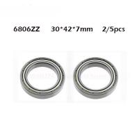 2/5PCS 6806ZZ Bearing 30x42x7 mm Thin Section 6806 ZZ Ball Bearings 61806 Z 6806Z