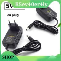 B5ev40er4ly Shop AC to DC 5V 3A 3000mA Power Adapter Supply EU US Plug 100V-240V Converter Wall charger 5.5mm x2.5mm For LED Strip Light