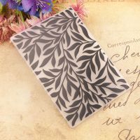 【hot】 Leaves Branch Background Embossing Folder for Card Making Floral Plastic Scrapbooking Decoration Template Mold