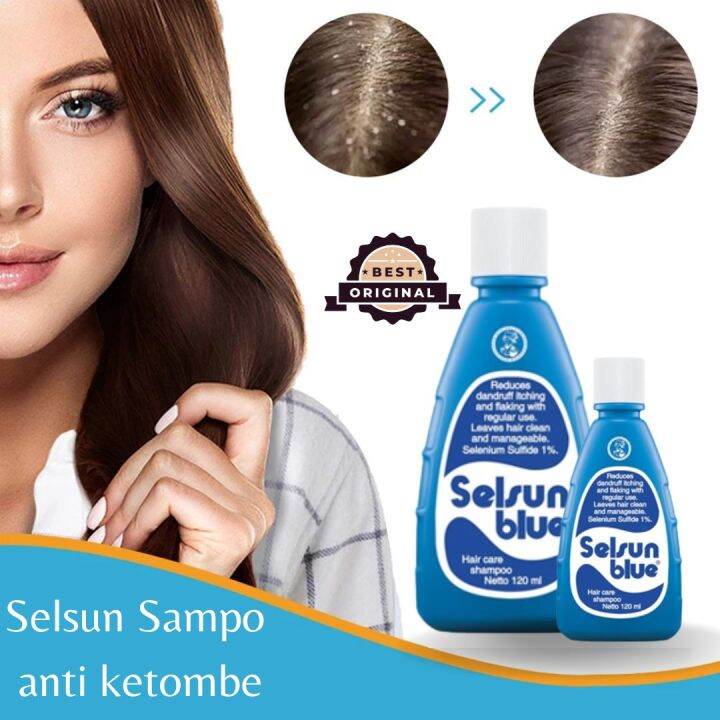 Selsun Blue Hair Care Selsun sampo anti ketombe Selsun Shampoo anti ketombe shampo anti ketombe