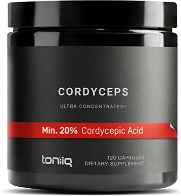 Toniiq Cordyceps 1300 mg. 120 Capsules
