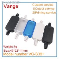 ☸▥ 10pcs/lot wire connector junction box 43x22x11mm ABS plastic junction box with PVC protective