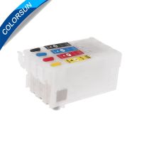 Colorsun ตลับหมึกรีฟิล T3581 T3591 T35 T35xl หมึกตลับหมึกสำหรับ Epson Wf-4720dwf Wf-4725dwf Wf-4730dwf โดยไม่ต้องใช้ชิป