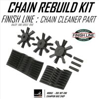 อะไหล่ชุดแปรงกล่องล้างโซ่จักรยาน FINISH LINE : CHAIN CLEANER REBUILD KIT