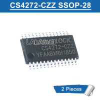 2Pcs CS4272-CZZ TSSOP28 CS4272 CZZ CS4272-CZZR TSSOP-28 SMD สเตอริโอ Audio Codec ชิป IC ใหม่