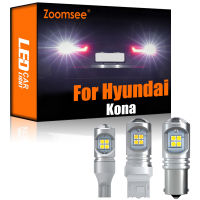 Zoomsee 2Pcs White Reverse LED For Hyundai Kona 2017-2020 Canbus Exterior Backup Light No Error Rear Tail Bulb Vehicle Lamp Kit