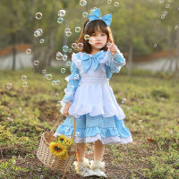 Lolita เครื่องแต่งกายเด็กหญิงเด็กชายสำหรับเด็ก2021ใหม่สาม-ชุดสีสันอนุบาล Alice คอสเพลย์เสื้อสูทแจ็คเก็ตผู้ชายแม่บ้านชุดคอสเพลย์เครื่องแต่งกาย