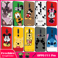 มาใหม่ล่าสุดสำหรับ OPPO F11 Pro/ R19เคสโทรศัพท์สำหรับ OPPO ซิลิคอนเคสนิ่มมีรูปแบบเดียวกันขาตั้งโทรศัพท์และเชือก