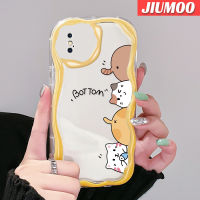 เคส JIUMOO สำหรับ iPhone X Xs Xr Xs Max เคสเนื้อครีมรูปแบบบอท Tom เคสโทรศัพท์โปร่งใสกันกระแทกแบบนิ่มป้องกันการตกหล่นเจลฝาครอบป้องกันเลนส์กล้องถ่ายรูป