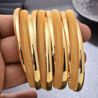 4pcslot Dubai Gold Color Bangles For Women Vintage Bride Wedding Cuff Bracelet Bangles Africa Arab Jewelry Super Friday