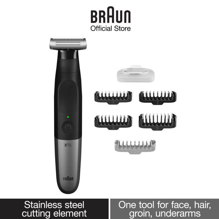 Braun Series X XT5100 Shaver and Trimmer Tool with 5 attachments Wet