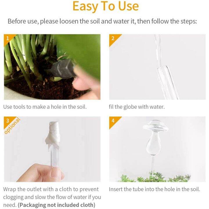 4pcs-plant-watering-globes-hand-blown-clear-glass-self-watering-planter-insert-mushroom-watering-globes