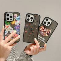 เคสกากเพชรสำหรับ iPhone ลายเจ้าหญิงหิมะระยิบระยับ14 13 12 11 Pro Max เคส TPU แบบนิ่มเคสหลังซิลิโคนป้องกันสำหรับเด็กผู้หญิง