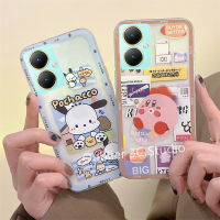 ปลอก เคส VIVO Y27 Y78 Y02 Y02A Y02T 4G 5G 2023 เคสโทรศัพท์ ข้อเสนอสุดพิเศษ เยาวชน Pochacco Kirby ซิลิโคนใส การ์ตูน กันกระแทก ฝาหลังอ่อน Case