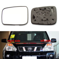 สำหรับ Nissan X-Trail Qashqai 2008-2013ประตูปีกกระจกมองหลังเลนส์ด้านนอกกระจกมองหลังด้านข้างกระจกสีขาวเลนส์