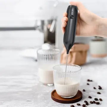 SG Black Battery Operated coffee and milk blander mixer, For