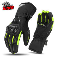 ถุงมือรถจักรยานยนต์หน้าจอสัมผัส Motorcross กันน้ำ Windproof ป้องกันถุงมือฤดูหนาวผู้ชาย G Uantes Moto Luvas ถุงมือขี่