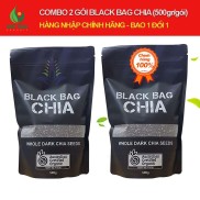 MỚI Combo 2 Gói Hạt Chia Đen - Chia Black Bag Úc Hàng Chuẩn 100% Việt Thái