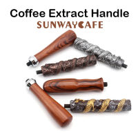 Espresso Coffee Portafilter Handle M10M12 Cafe Machine Solid Wooden Handle Coffee Maker Tools Accessories For Barista