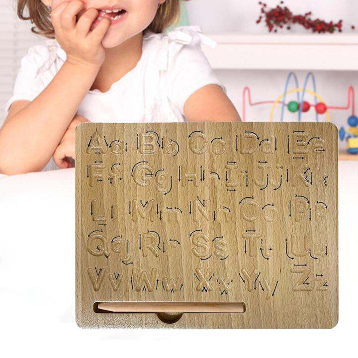 Dolity Alphabet Tracing Board Tracing Educational Development Toy