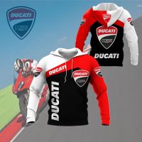 ผู้ชาย 3D พิมพ์ดิจิตอล Hoodie โลโก้ Ducati ชุดแข่งรถ 2022 ฤดูใบไม้ผลิและฤดูใบไม้ร่วงใหม่เด็กชายและหญิง Hoodie บุคลิกภาพ