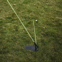 New Training Tool Golf Alignment Sticks Iron Plate Aiming Putting Practice Aid Golfer Equipment Accessories Black Drop Shipping