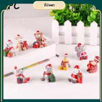 EILEEN 1ชิ้นเครื่องประดับ DIY ตกแต่งภูมิทัศน์ขนาดเล็กของเล่นนางฟ้าหุ่นเรซิ่นของตกแต่งในสวนงานฝีมือขนาดเล็กรูปแกะสลักตุ๊กตาคริสต์มาสสัตว์ขนาดเล็ก