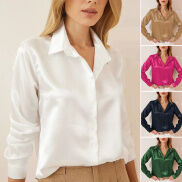 Ruimu Áo Khoác Cardigan Giấu Cúc Một Hàng Khuy Áo Mùa Xuân Màu Trơn Cho Nữ