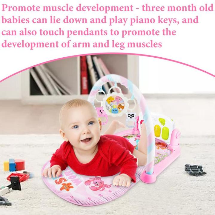 newborn-baby-gym-mat-breathable-activity-gym-mat-with-musical-multifunctional-baby-fitness-music-toys-funny-play-piano-gym-piano-play-tummy-time-mat-for-newborn-0-1-year-old-kindness