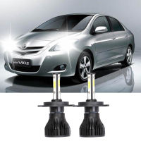 สำหรับโตโยต้าVios 2008-2012-2Pc 6000K Comboไฟหน้ารถมอเตอร์ไซค์แบบLEDหลอดไฟHigh Beam