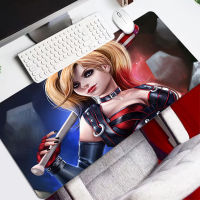 Joker Harley Quinn Game Cute Mouse pad Gaming Accessories Mousepads Computer Large 900x400 Mousepad DIY Gamer Rubber Carpet With Backlit Play CS GO Desk Mat Locking Edge