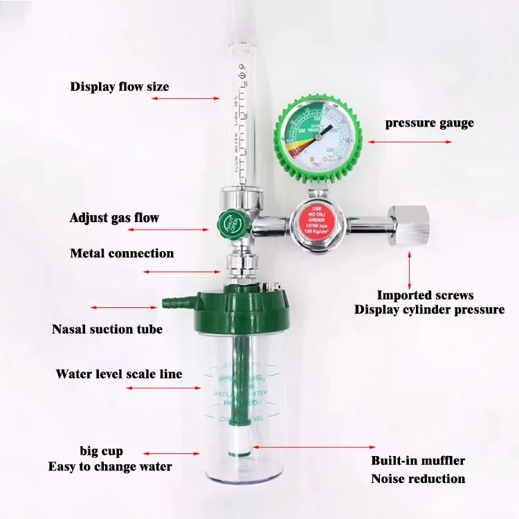 Oxyplus Oxygen Tank Regulator Set With Pressure Gauge Reducing Valve Medical Meter Regulatory Agency Nasal Cannula Lazada Ph - Diy Medical Oxygen Flow Meter