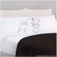 PLW หมอน HUMAN TOUCH KISS BODY PILLOW CASE หมอนหนุน หมอนราคาถูก หมอนเพื่อสุขภาพ